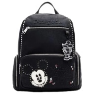 desigual bols mickey rock τσάντα γυναικεία backpack 23sakp17-2000 μαύρο