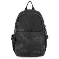 volunteer ανδρικες τσάντες backpack πλάτης 700-402 mαύρο παραλλαγής s67004029s13