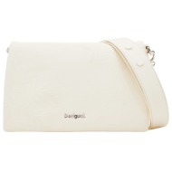 desigual bols aquiles τσάντα γυναικεία ωμού-χιαστί 24saxp84-1001 λευκό