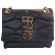 frnc francesco τσάντα γυναικεία ώμου 4906 blk μαύρο