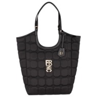 frnc francesco τσάντα γυναικεία ώμου 2546 blk μαύρο