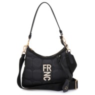 frnc francesco τσάντα γυναικεία ώμου 2541 blk μαύρο