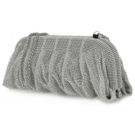 exe bags γυναικεία τσάντα φάκελος clutches 700-910 ασημί στρας u67009109e94