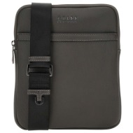 guess τσάντες milano crossbody ανδρικες ώμου-χιαστί hmmitup5223-dgr γκρί