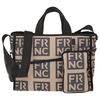 frnc francesco τσάντα γυναικεία χειρός-ώμου 5325blk μαύρο