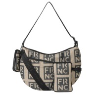 frnc francesco τσάντα γυναικεία ώμου 5323blk μαύρο