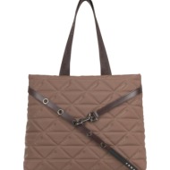 frnc francesco τσάντα γυναικεία ώμου 4158 cgr πούρο καπιτονέ