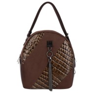 frnc francesco τσάντα γυναικεία πλάτης-backpack 5912 cof καφέ