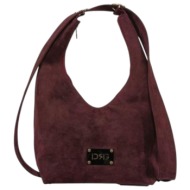 de raggi γυναικείες τσάντες ωμού grand muse 25932-1204 μπορντώ