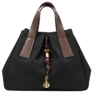 frnc francesco τσάντα γυναικεία χειρός-ώμου 5561 blk μαύρο