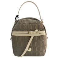 frnc francesco τσάντα γυναικεία πλάτης-backpack 6106 ele γκρί