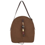 frnc francesco τσάντα γυναικεία πλάτης-backpack 5563 cof καφέ