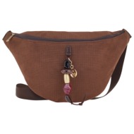 frnc francesco τσάντα γυναικεία μέσης 5554 cof καφέ