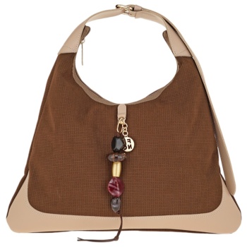 frnc francesco τσάντα γυναικεία ώμου 5556 cof καφέ