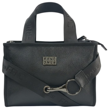 frnc francesco τσάντα γυναικεία ώμου-χιαστί leather cross