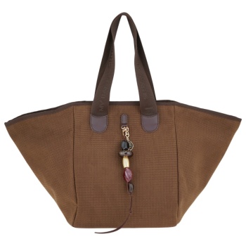 frnc francesco τσάντα γυναικεία ώμου 5565 cof καφέ