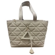 frnc francesco τσάντα γυναικεία ώμου 4189 bg μπέζ