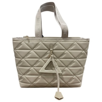 frnc francesco τσάντα γυναικεία ώμου 4189 bg μπέζ