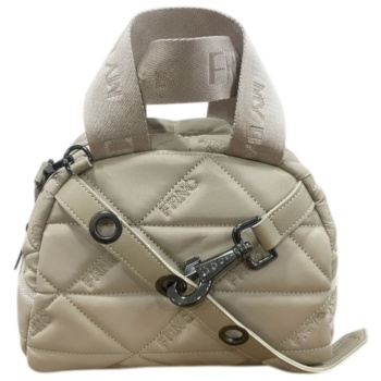 frnc francesco τσάντα γυναικεία χειρός-ώμου 4167 bg μπέζ