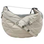 frnc francesco τσάντα γυναικεία ώμου 4170 gr γκρί