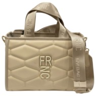 frnc francesco τσάντα γυναικεία χειρός-ώμου 4946w ocr μπέζ