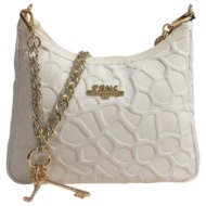 frnc francesco τσάντα γυναικεία ώμου 6180 prl περλέ