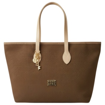 frnc francesco τσάντα γυναικεία ώμου 5578 cof καφέ