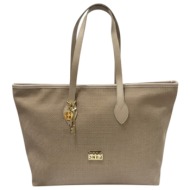 frnc francesco τσάντα γυναικεία ώμου 5578 bg μπέζ