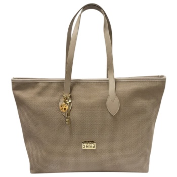 frnc francesco τσάντα γυναικεία ώμου 5578 bg μπέζ