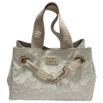 frnc francesco τσάντα γυναικεία ώμου-χιαστί 6190 prl περλέ