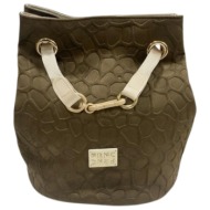 frnc francesco τσάντα γυναικεία ώμου-χιαστί 6193 cof καφέ