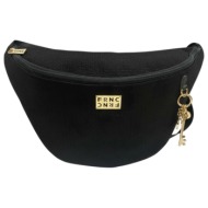 frnc francesco τσάντα γυναικεία μέσης 5572 blk μαύρο