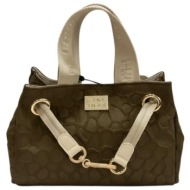 frnc francesco τσάντα γυναικεία ώμου-χιαστί 6191 cof καφέ