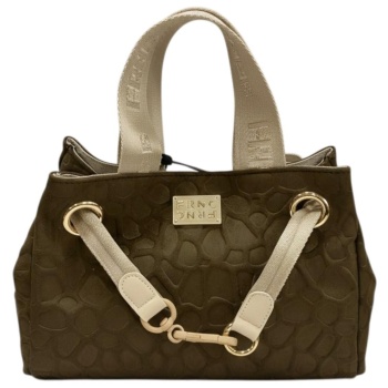 frnc francesco τσάντα γυναικεία ώμου-χιαστί 6191 cof καφέ