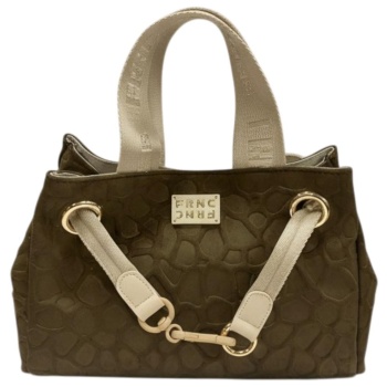 frnc francesco τσάντα γυναικεία ώμου-χιαστί 6190 cof καφέ