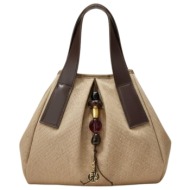 frnc francesco τσάντα γυναικεία χειρός-ώμου 5560 bg μπέζ