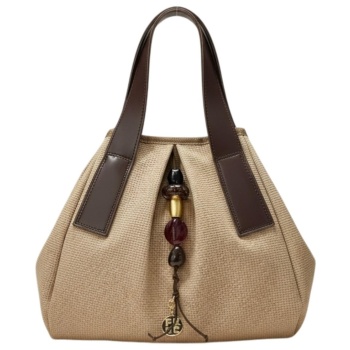 frnc francesco τσάντα γυναικεία χειρός-ώμου 5560 bg μπέζ