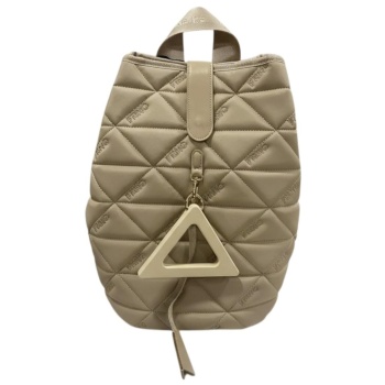 frnc francesco τσάντα γυναικεία πλάτης-backpack 4187 bg μπέζ