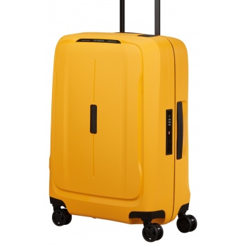 βαλίτσα 4 ρόδες essens κιτρινο size 55 βαλίτσα 4 ρόδες