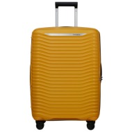 βαλίτσα 4 ρόδες upscape κιτρινο size 68exp βαλίτσα 4 ρόδες