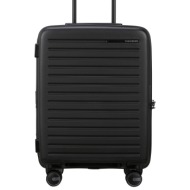 βαλίτσα 4 ρόδες restackd μαυρο size 55exp βαλίτσα 4 ρόδες