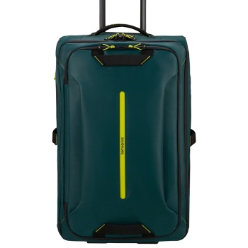 σακ βουαγιάζ με ρόδες ecodiver dark teal/lime size 67 σακ