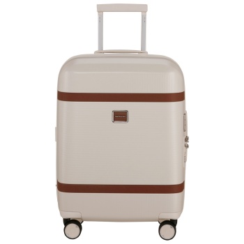 βαλίτσα 4 ρόδες image εκρου size 55 βαλίτσα 4 ρόδες