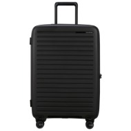 βαλίτσα 4 ρόδες restackd μαυρο size 68exp βαλίτσα 4 ρόδες