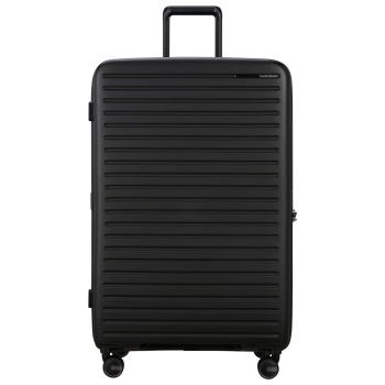 βαλίτσα 4 ρόδες restackd μαυρο size 81exp βαλίτσα 4 ρόδες