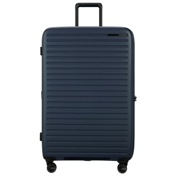 βαλίτσα 4 ρόδες restackd μπλε size 81exp βαλίτσα 4 ρόδες