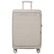 βαλίτσα 4 ρόδες paralux hs γκρι size 67 βαλίτσα 4 ρόδες