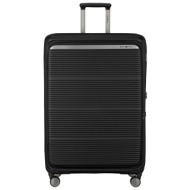 βαλίτσα 4 ρόδες paralux hs μαυρο size 81 βαλίτσα 4 ρόδες