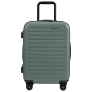 βαλίτσα 4 ρόδες stackd πρασινο/γκρι size 55 βαλίτσα 4 ρόδες