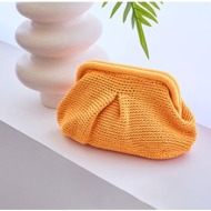 τσάντα clutch πλεκτή ...